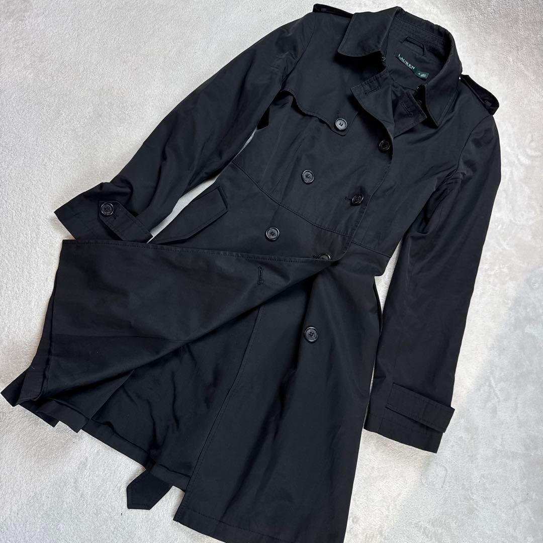 ラルフローレン トレンチコート ブラック Mサイズ - メルカリ