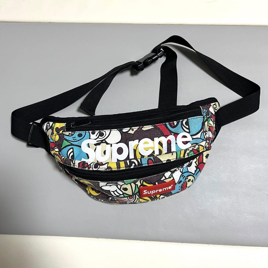 Supreme ボディバッグ・ウエストポーチ カラフルアートプリント - メルカリ
