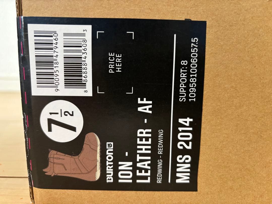 スノーボード Burton ION LEATHER-AF RED WING 25.5cm