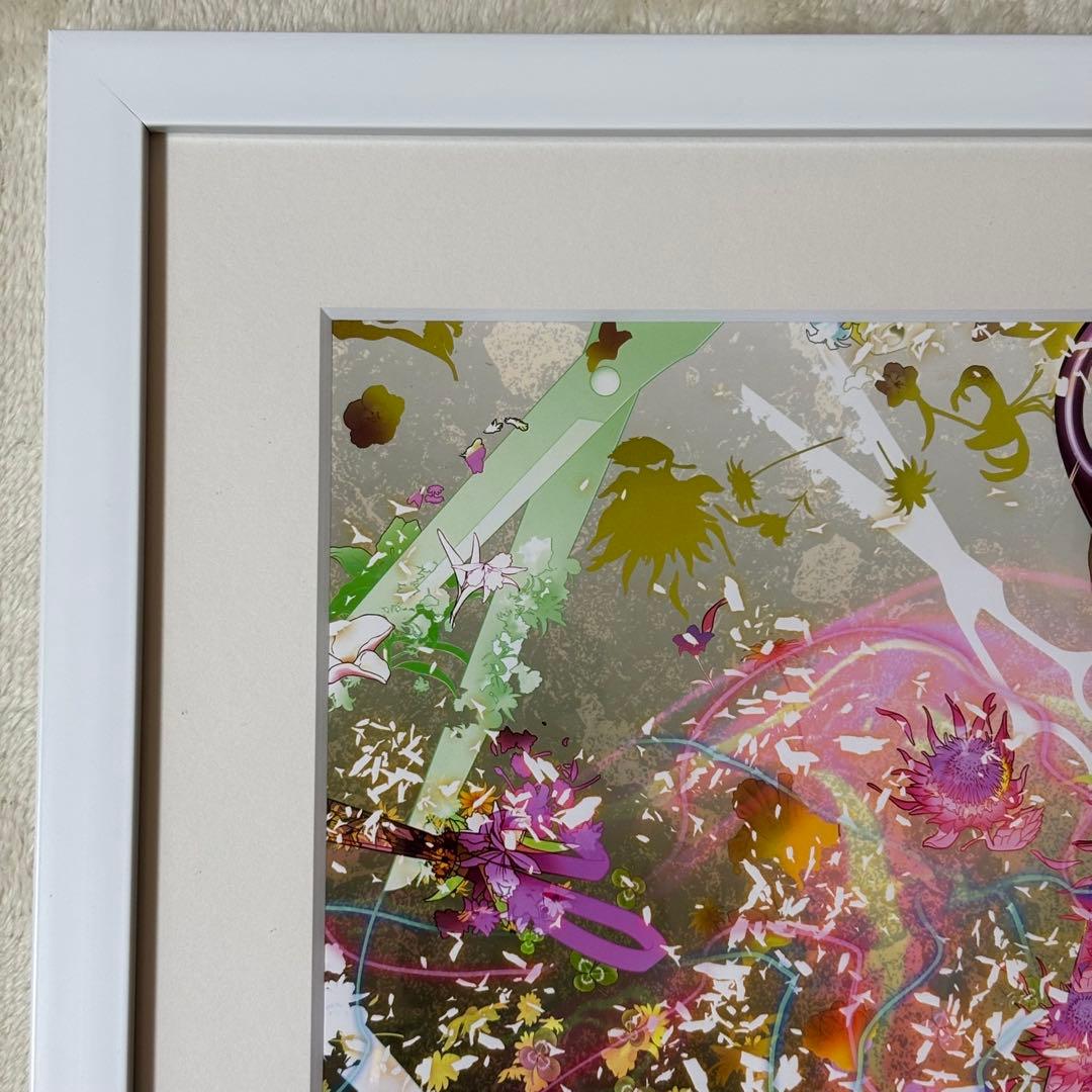 【新品】推しちゃれ 化物語 くじ A賞 額装高精細複製画 キャラファイングラフ