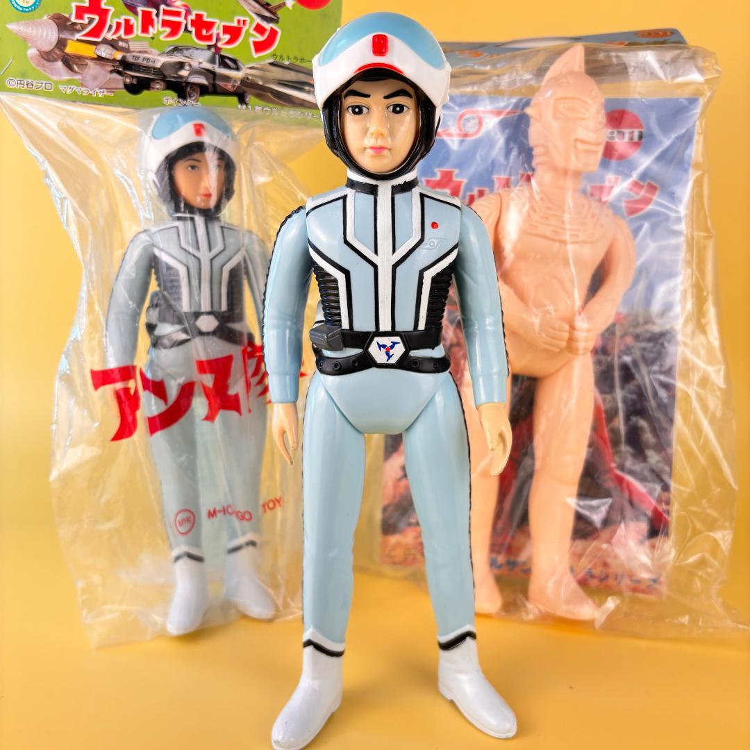 マルサン　ウルトラセブン　450　テストショット・M1号　ダン（中古）・アンヌ