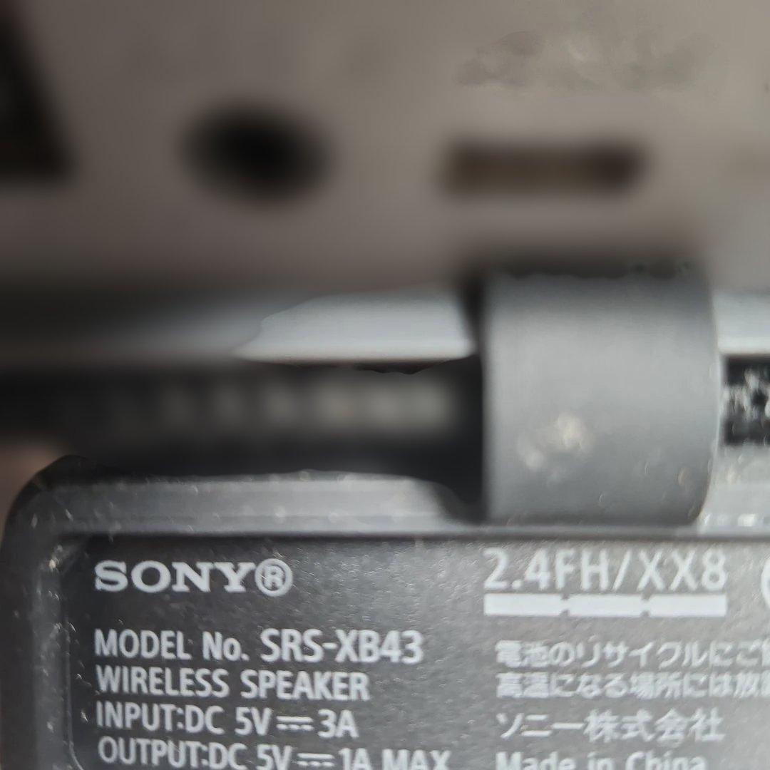 SONY ワイヤレススピーカー SRS -XB43
