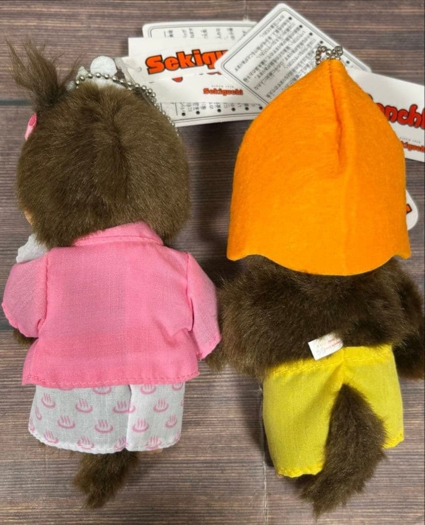 希少！】モンチッチ 湯布院 GOEMON コラボ 2体セット ステッカー付き