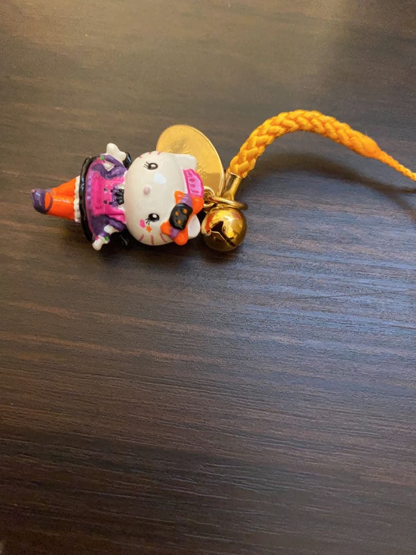 USJ限定 希少レア根付け ハロウィン ハローキティ ストラップ ご当地キティ