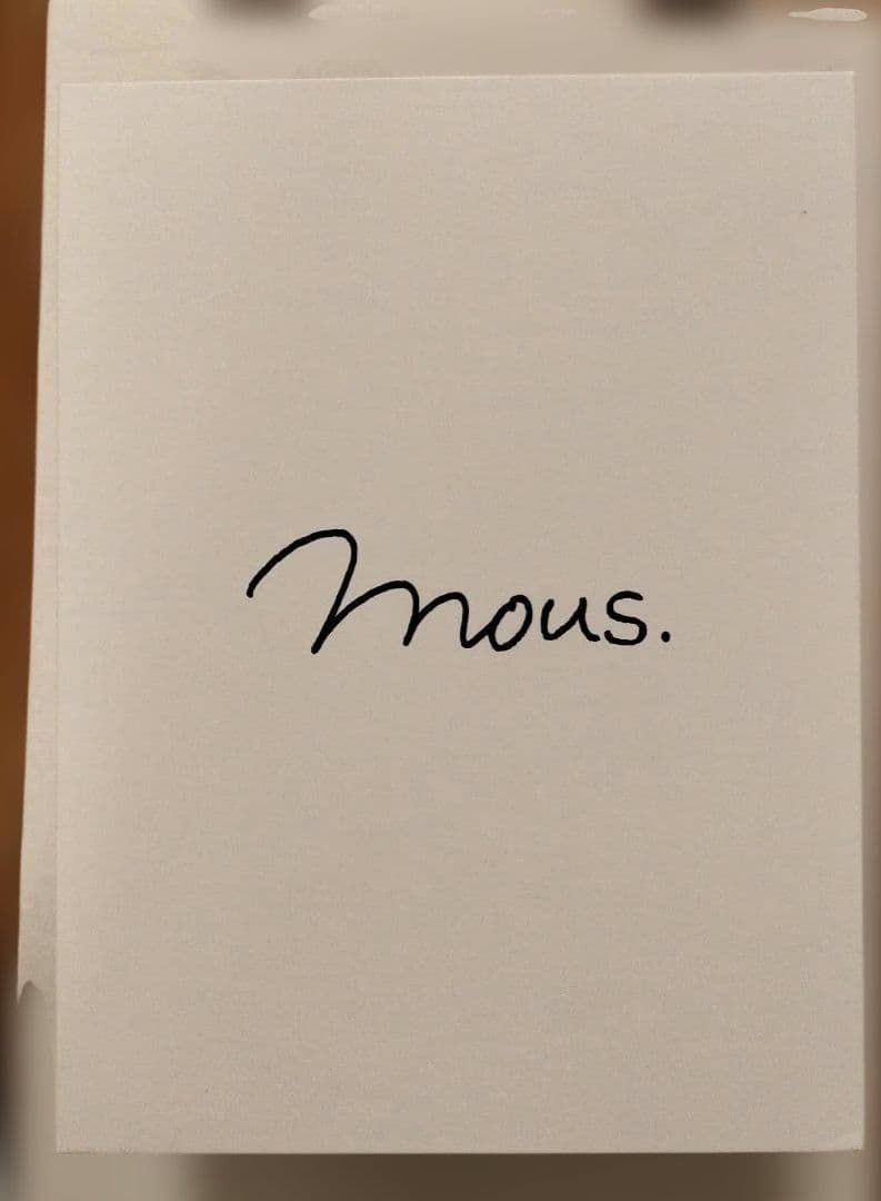 mous. オーラルミナス　電動歯ブラシ mous. オーラルミナス ホワイト [超音波電動歯ブラシ] | 激安の新品