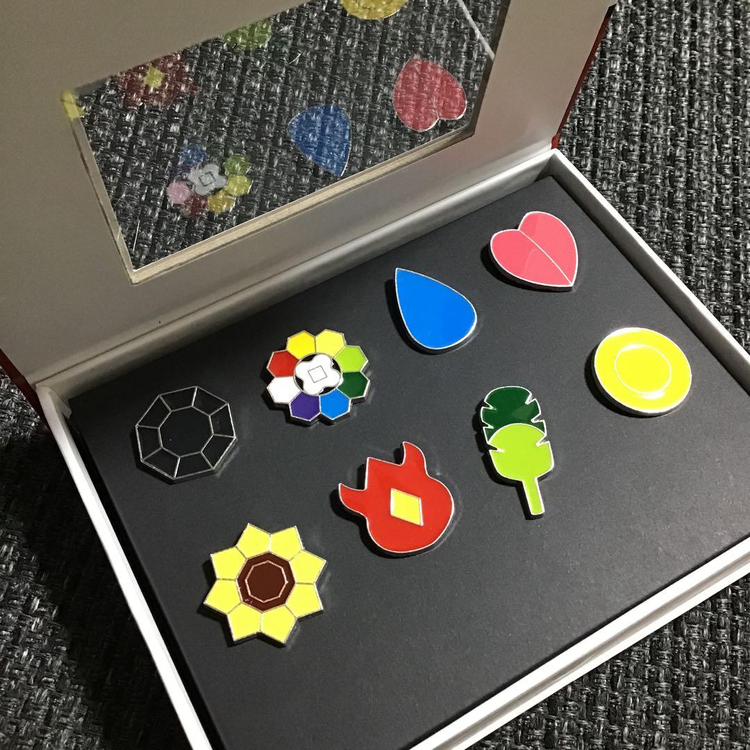 新品）ポケモン ジムバッジ カントー地方 8個セット ピンズ バッジ