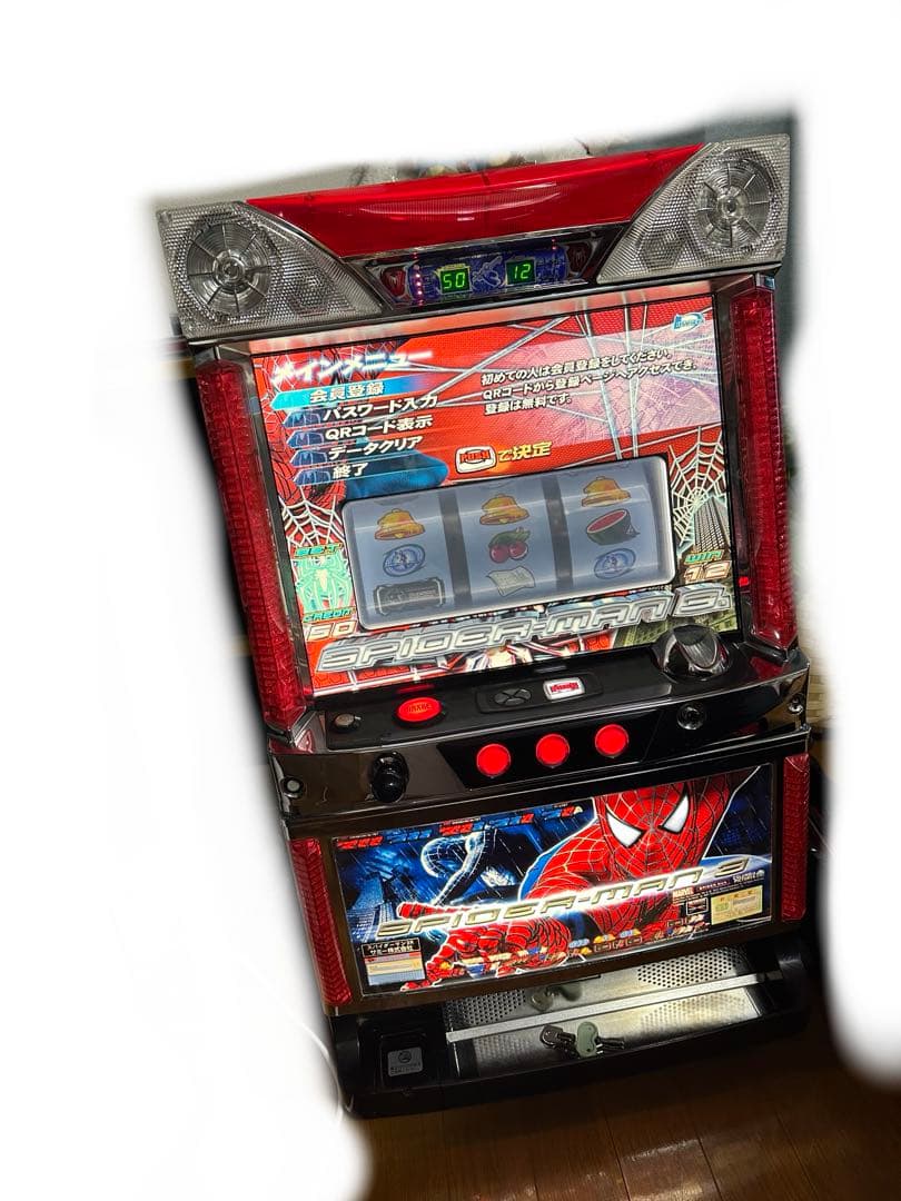 【配送料込み・引取可能】パチスロ スパイダーマン3 実機