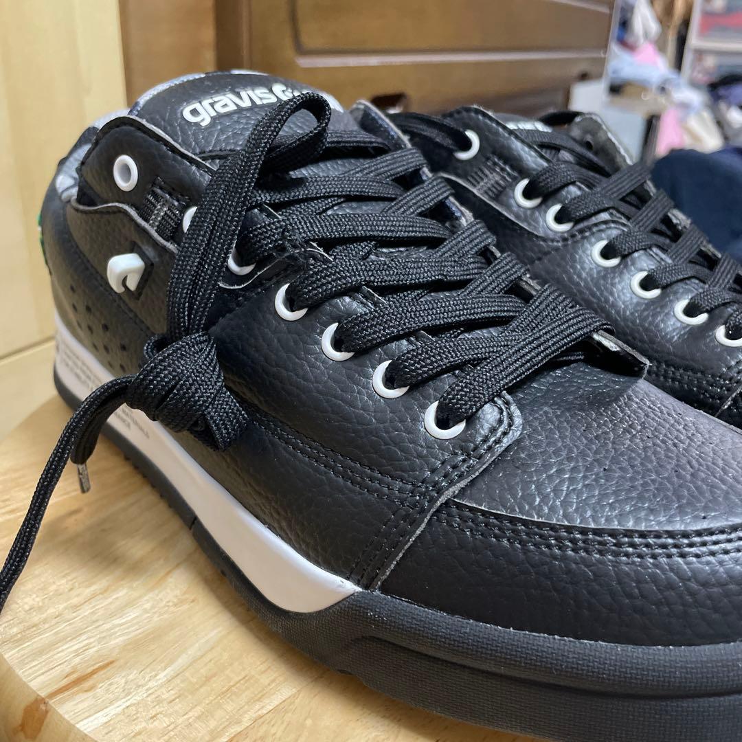 グラビス ゴルフ シューズ 25.0cm 15903 ブラック　カモフラ柄