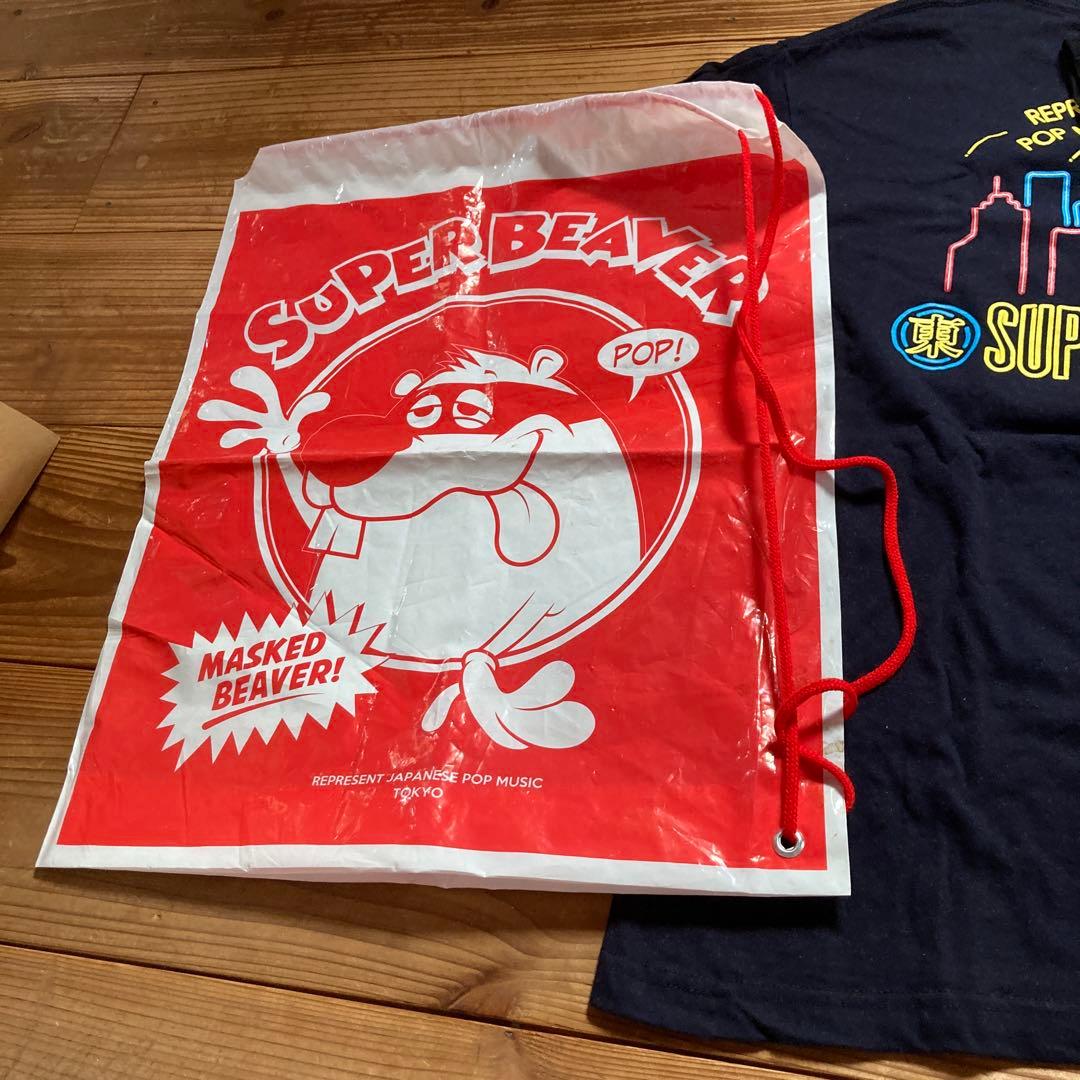 Super Beaver Tシャツ 黒 オリジナルバッグ付き
