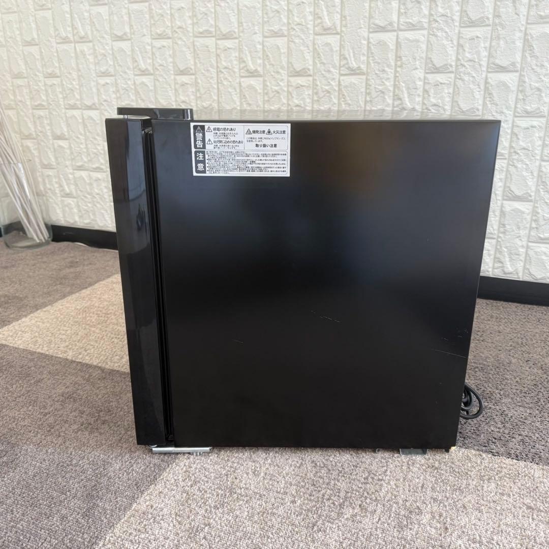 東京23区配送無料✨1ドア 冷蔵庫 2024年製 ブラック ガラスドア