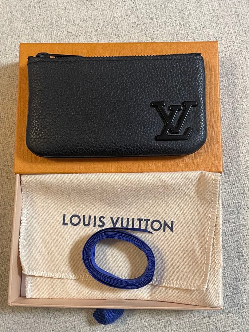 LOUIS VUITTON ブラック アエログラム ポシェット　クレケース LOUIS VUITTON（ルイ・ヴィトン） ポシェットクレ アエログラム