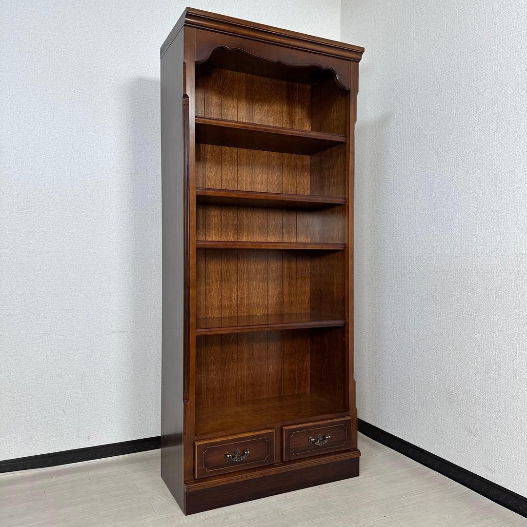 カリモク コロニアル 本棚 書棚 ブックシェルフ オープンシェルフ i1