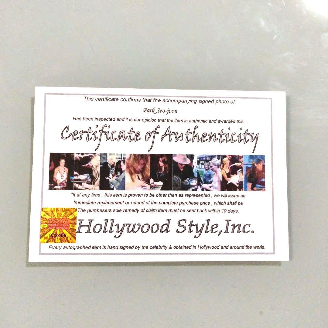 パクソジュン直筆サイン入り2Lサイズ写真…Park Seo-joon…⑤ - メルカリ