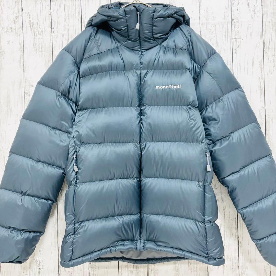 ◇398 美品 モンベル ライトアルパイン ダウン 800FB 青 緑 M - メルカリ