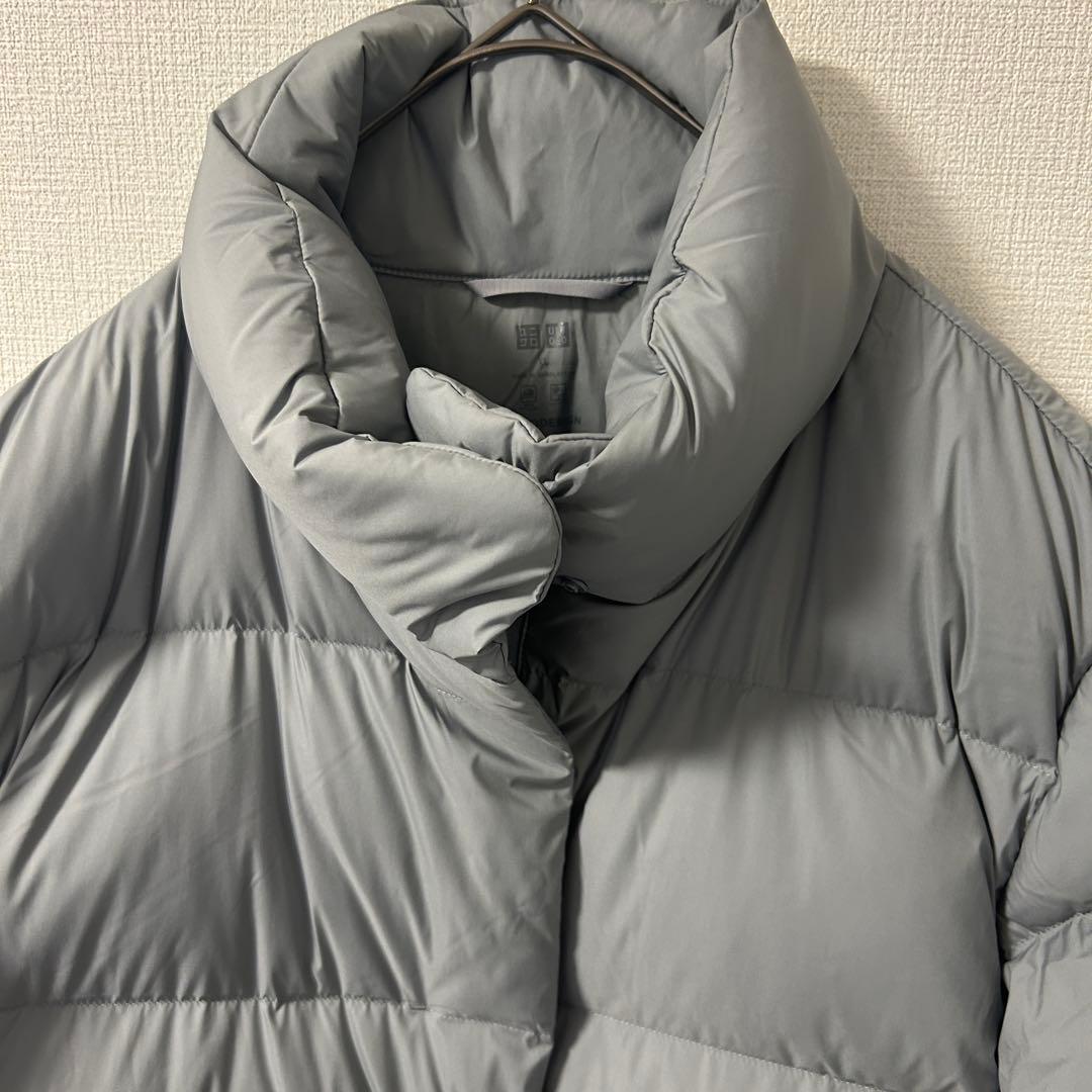 ユニクロ パウダーソフトダウンジャケットblue xlサイズ - メルカリ