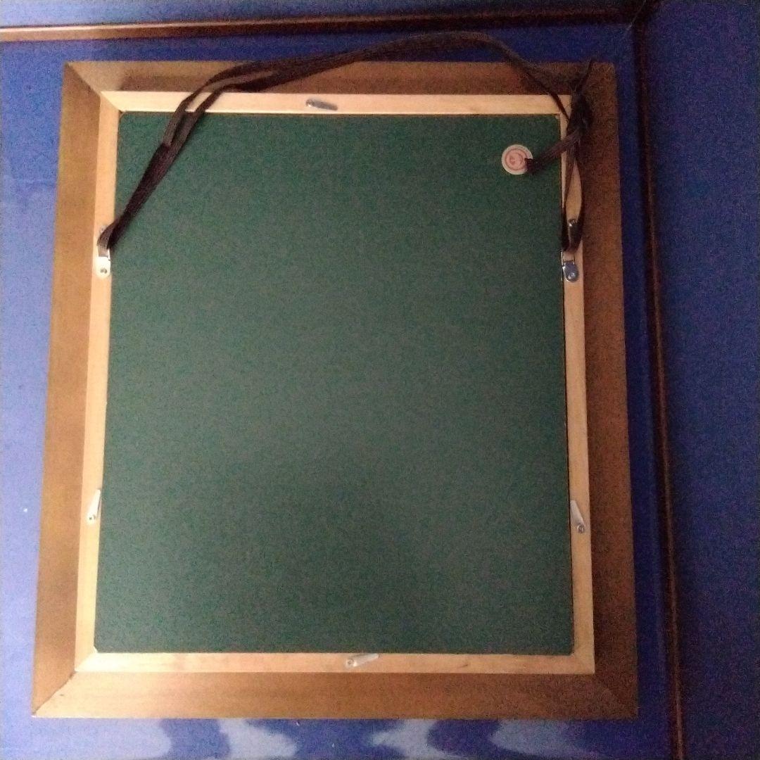 F 3号サイズ額縁　アメリカンショートヘア　油絵