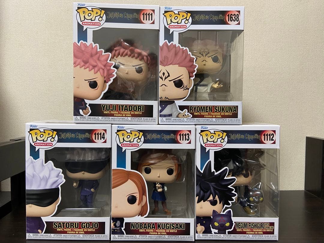 FUNKO POP 呪術廻戦 38種セット 2025 AnimeEXPO限定 ファンコポップ 『呪術廻戦 懐玉・玉折』五条悟&夏