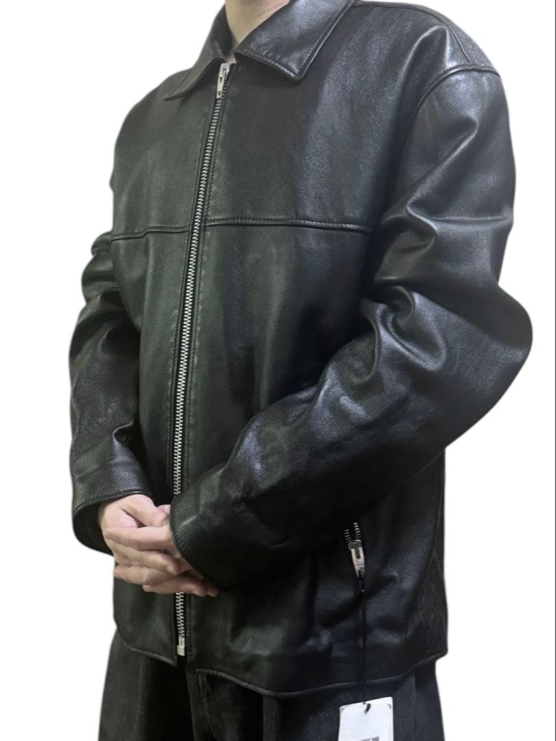 美品】CELINE ポリスマン レザージャケット／サイズ54／付属品完備