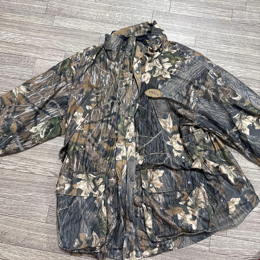 BEAR CREEK OUTFITTERS フィッシングジャケット XL 00s～ BEAR CREEK OUTFITTERS リアルツリーカモ ハンティング