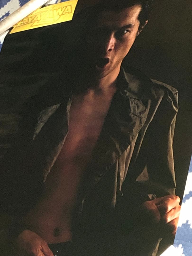 美品矢沢永吉ゴールドラッシュB1サイズポスター