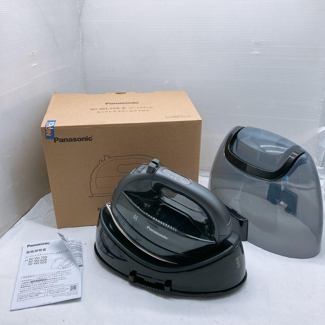 通電OK パナソニック 25年製 コードレス スチームアイロン 中古品 概要 コードレススチームアイロン NI-WL708 | アイロン・衣類