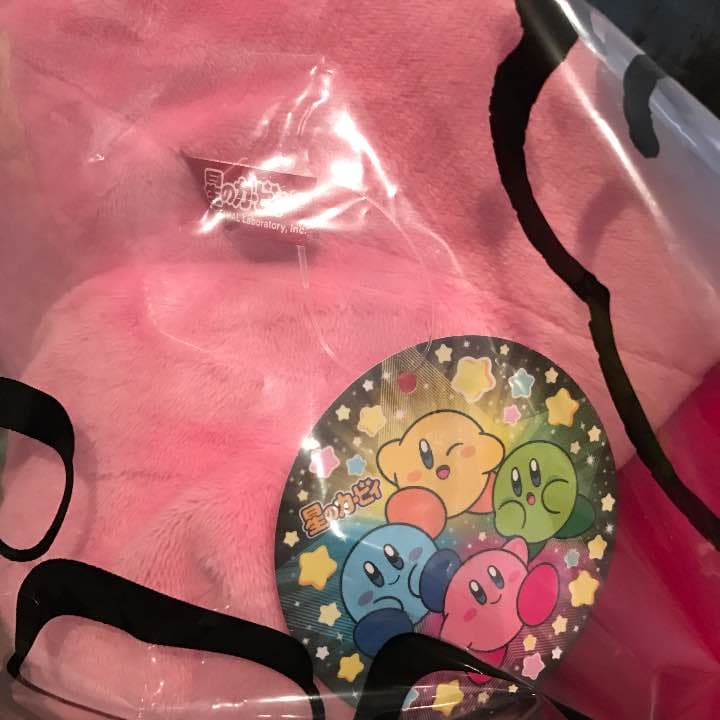 【新品 未使用】カービィ ビッグ ぬいぐるみ クッション ピンク 非売品