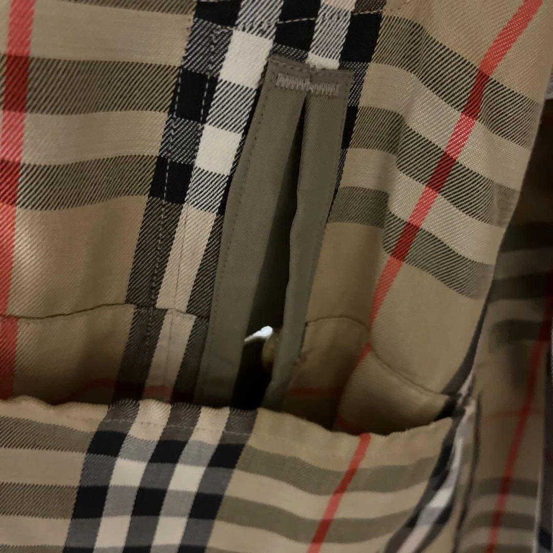 バーバリー 一枚袖 1枚袖 ステンカラーコート 玉虫 英国製 コート