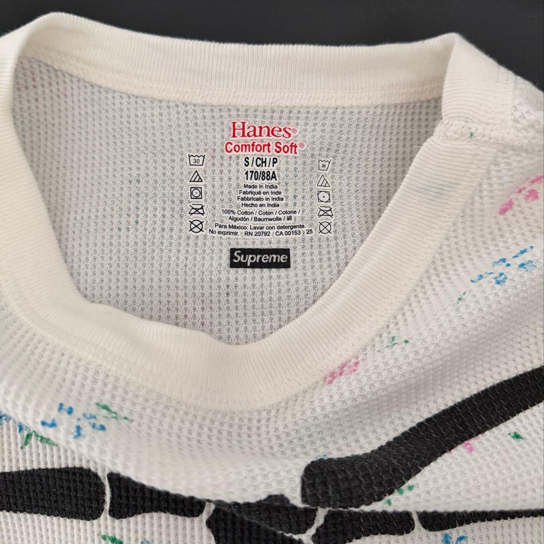 Supreme Hanes Bones Thermal Crew Floral - メルカリ