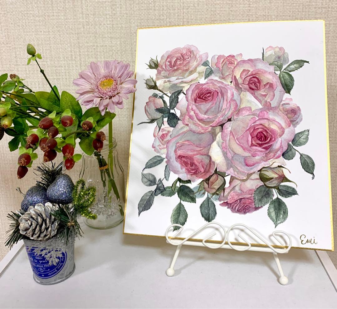 薔薇　水彩画
