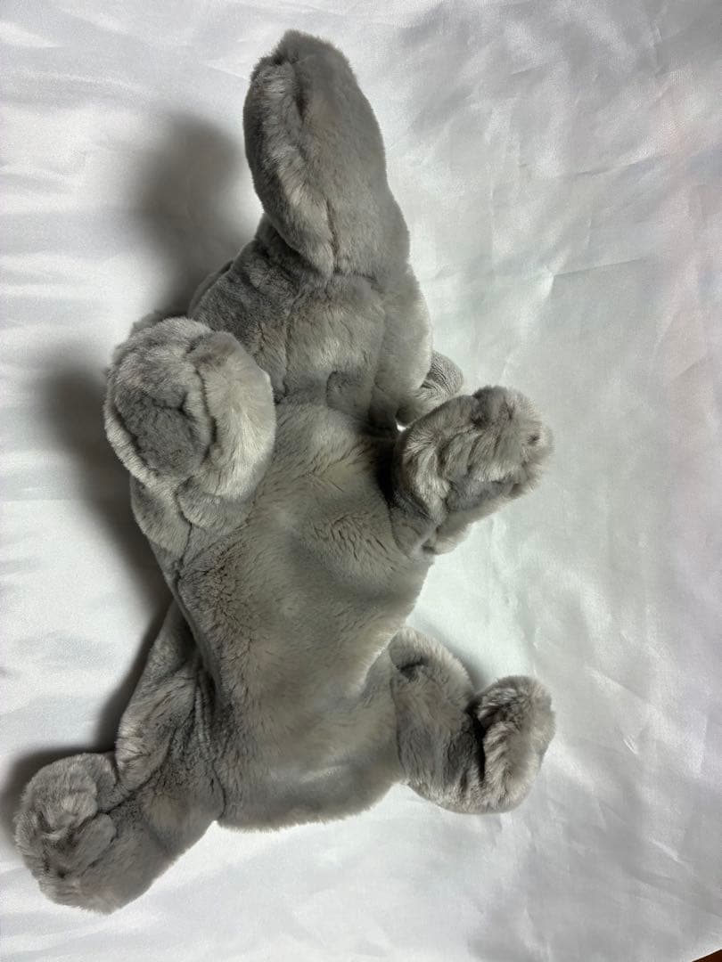 稀少　KORIMCO グレーの象のぬいぐるみ パペット　指人形　ビンテージ物