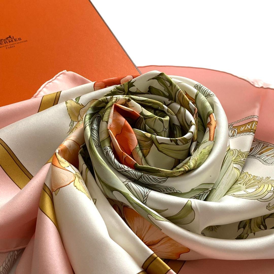 HERMES エルメス スカーフ カレ90 REGINA 女王陛下 シルク - メルカリ