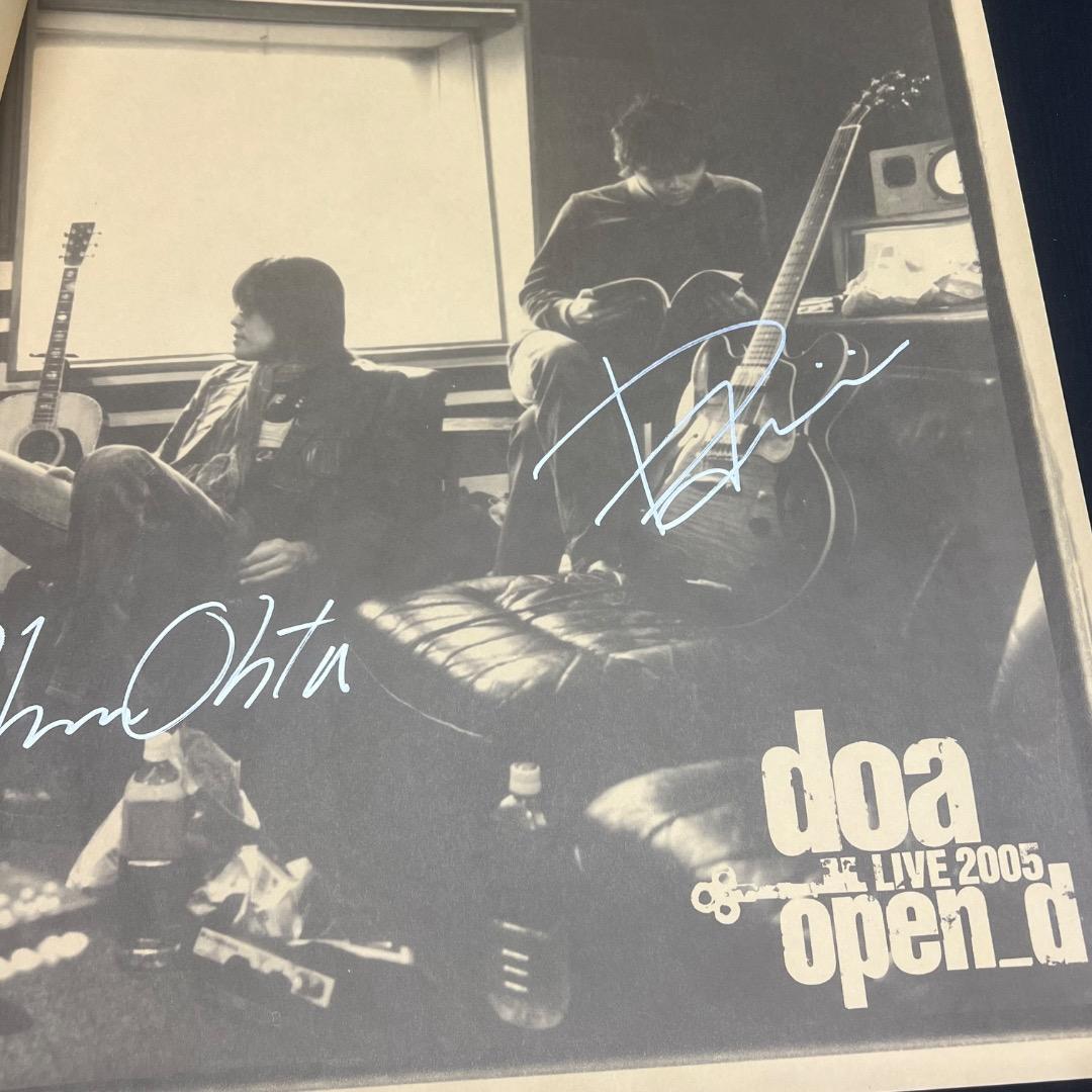 〇Nc左1066 doa LIVE2005 open-d ポスター サイン入