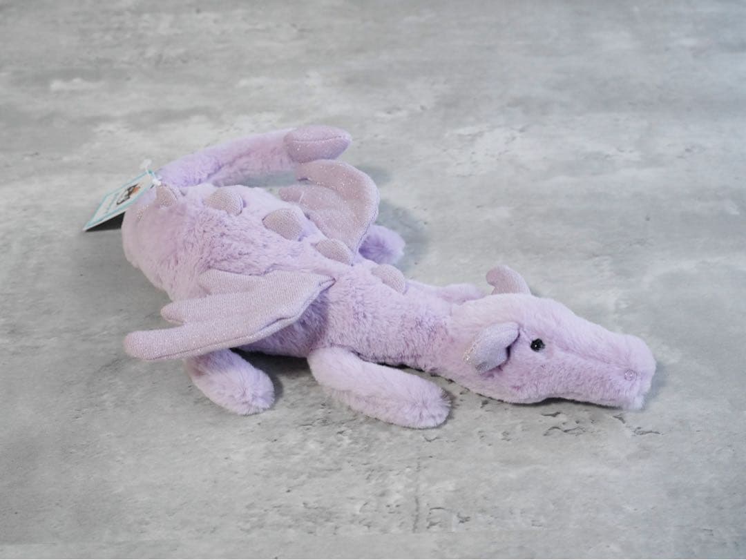 新品タグ付き ジェリーキャット ファーストトイ ラベンダー ドラゴン　リトル