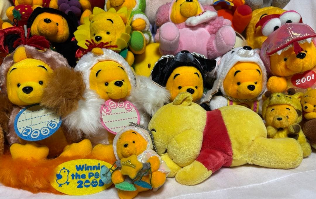 ディズニー　くまのプーさんと仲間達のぬいぐるみ　68体まとめ売り