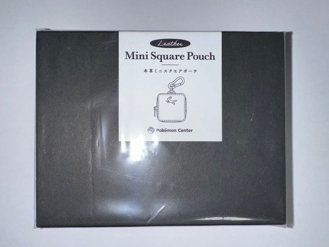 ブラッキー 本革 ミニスクエアポーチ ポケモンセンターオンライン限定