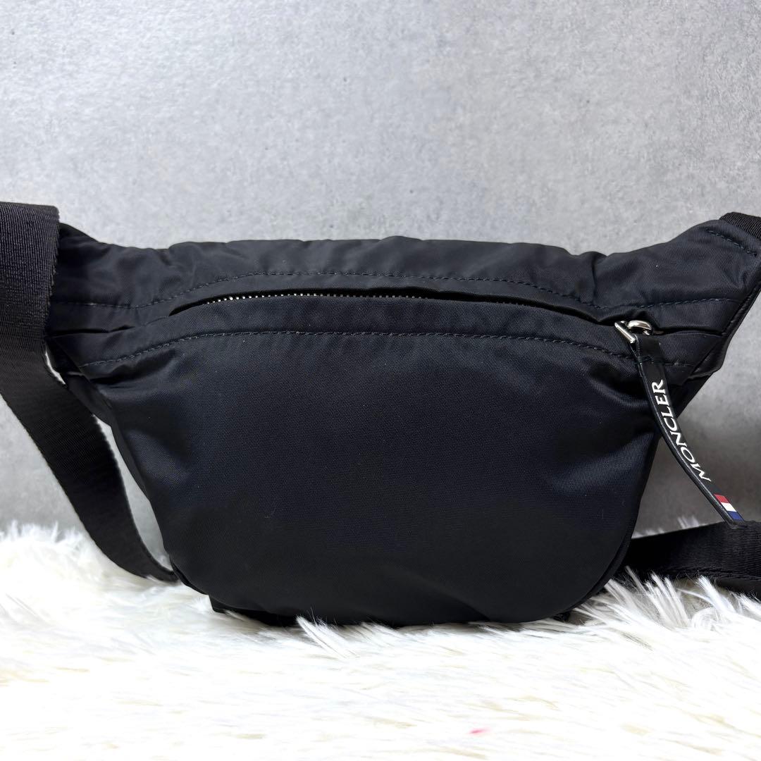 極美品】モンクレール FELICIE GM ボディバッグ ブラック 確実正規品