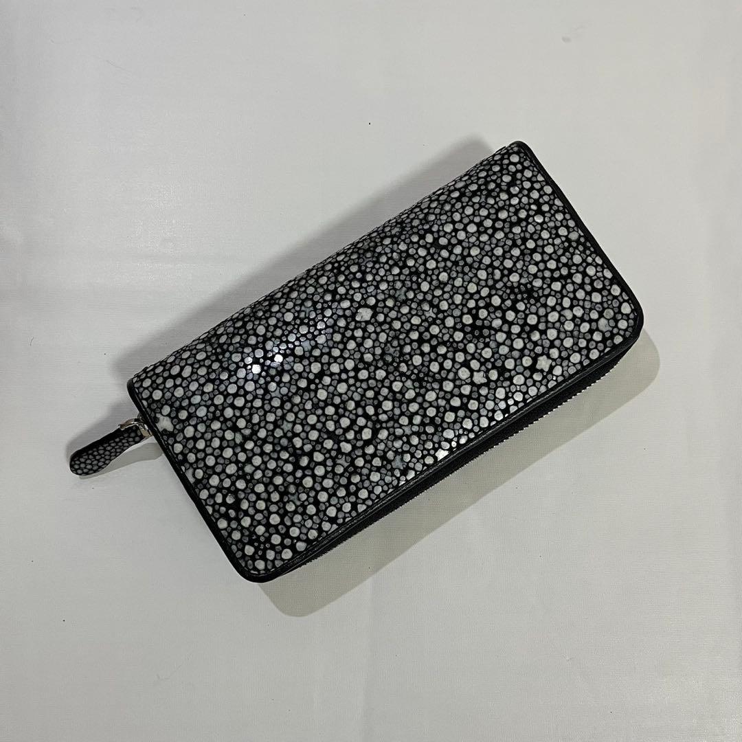 米倉英智【新品・未使用】スタースティングレイ　長財布　ラウンドファスナー