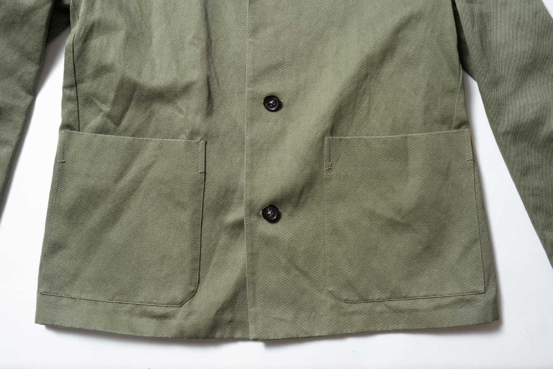 Ermenegildo Zegna ヘンプ混コットンオープンカラージャケット - メルカリ