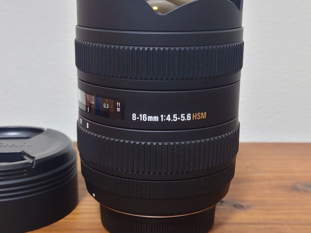 レンズ(ズーム) sigma 8-16mm f4.5-5.6 HSM