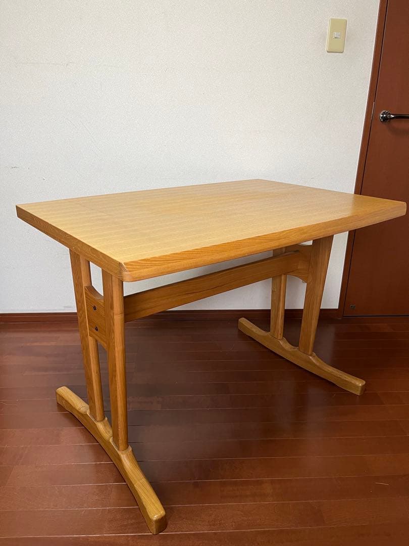 【手渡し愛知県、岐阜県歓迎】貞苅椅子製作所ダイニングテーブル　nagare ひより ダイニングテーブルセット 5点 4人掛け テーブル 幅165cm 2本脚