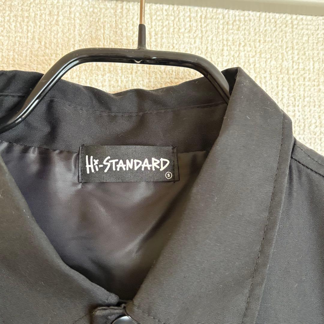Hi-STANDARD - HS LOGO COACH JACKET（ブラック)