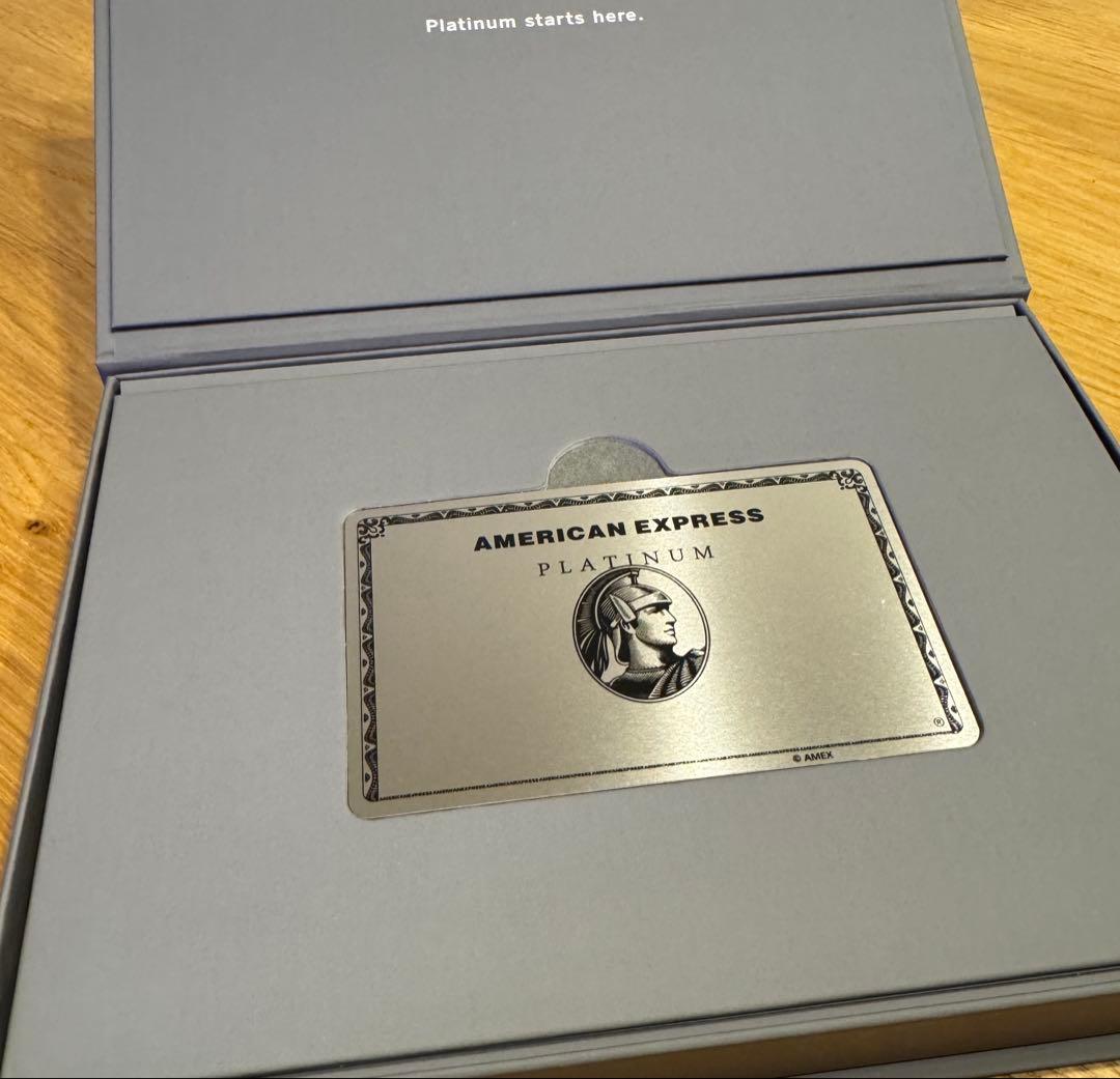 非売品】アメックス プラチナカード ミラー＆更新カードボックス