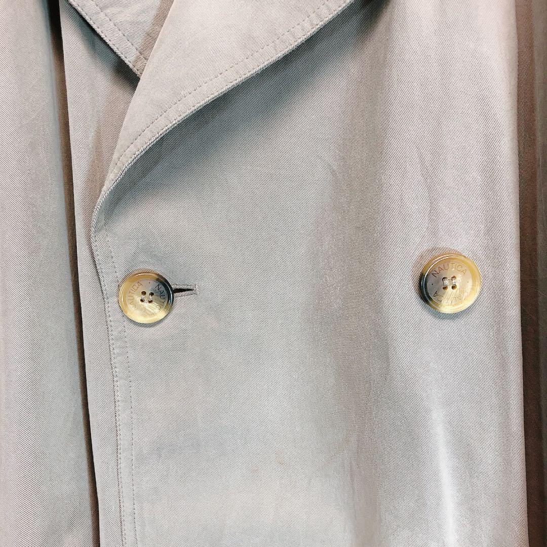 NAUTICA ノーティカ 90s ベージュ トレンチコート ベルト付き