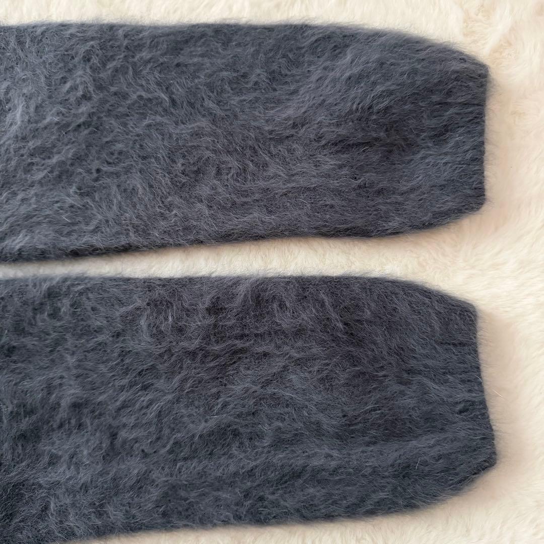 美品✨ビアズリー ファーニットフレアプルーオーバー グレー Fサイズ