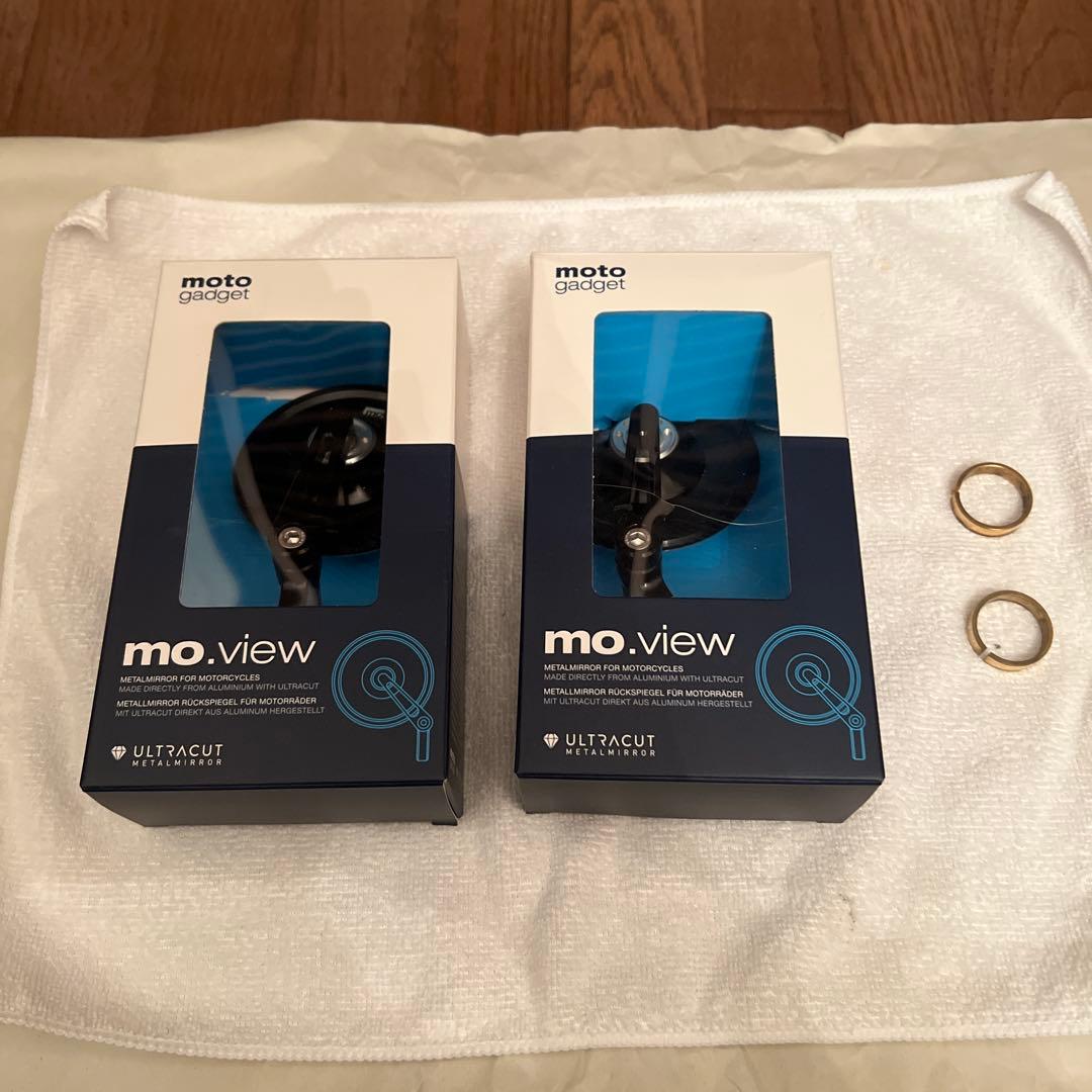 Motogadget /モトガジェット Mo.View バーエンドミラー Spy モトガジェット バーエンドミラー mo-View Spy : モトパーツ バイク