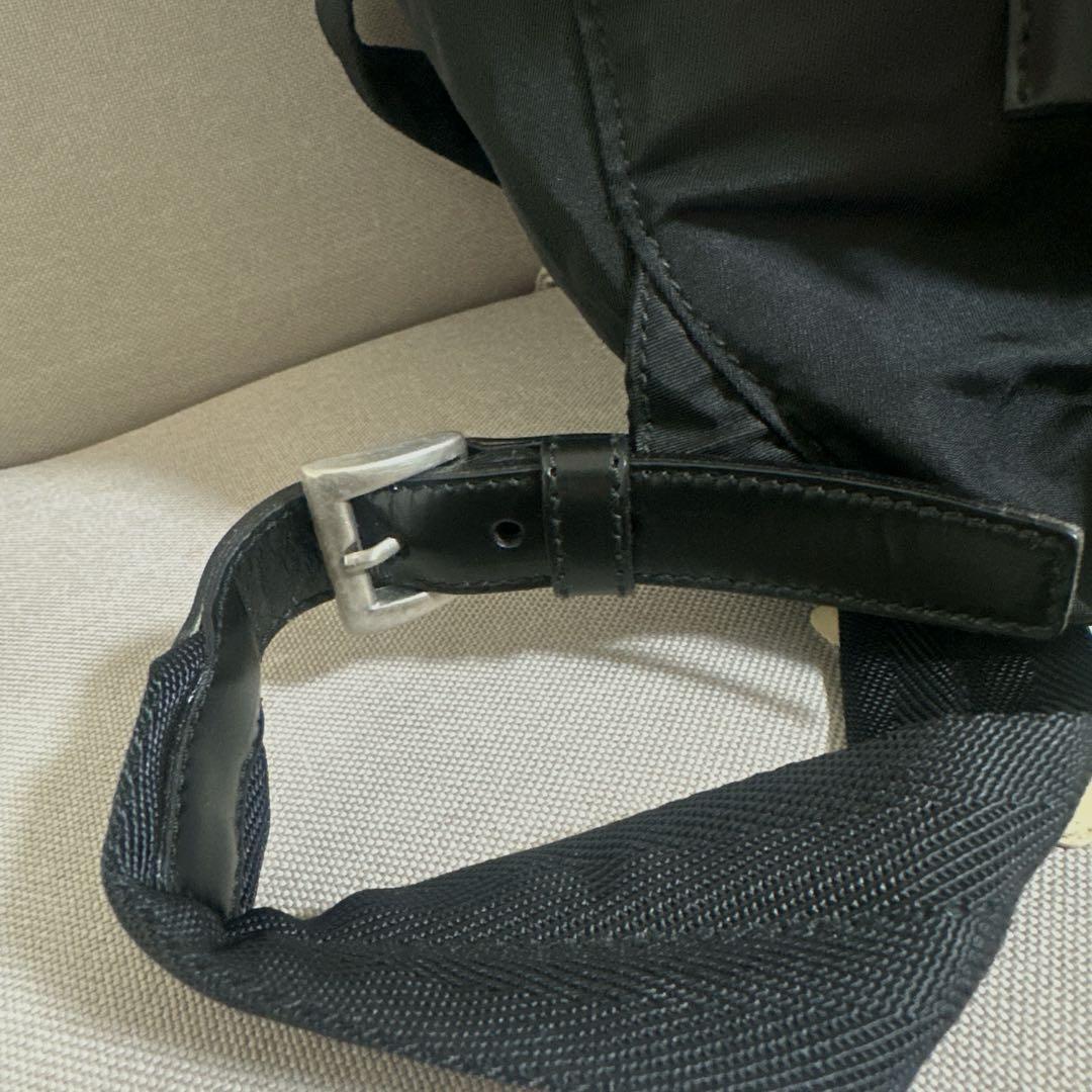 美品PRADA プラダ リュックサック デイパック レディースブラック巾着