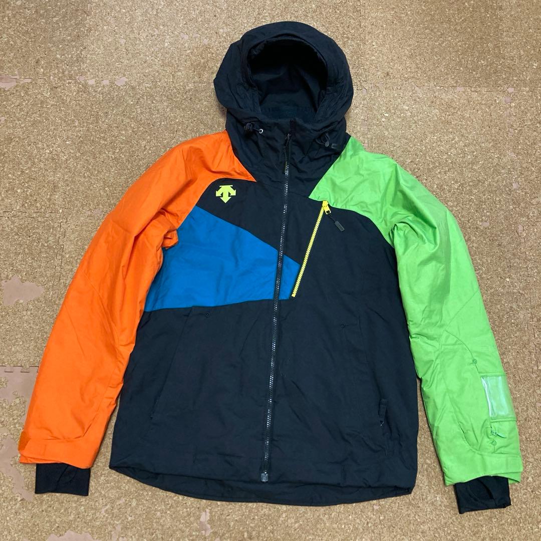 【美品】デサントdescentスキーウェアスキー HEAT NAVIMメンズ黒 DESCENTE（デサント） （メンズ）スキーウェア ジャケット