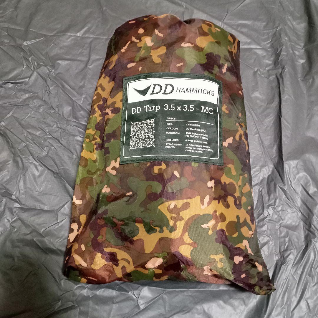 DD Tarp 3.5x3.5 MC 迷彩 used ソロキャンプ カモ DD Tarp 3.5x3.5
