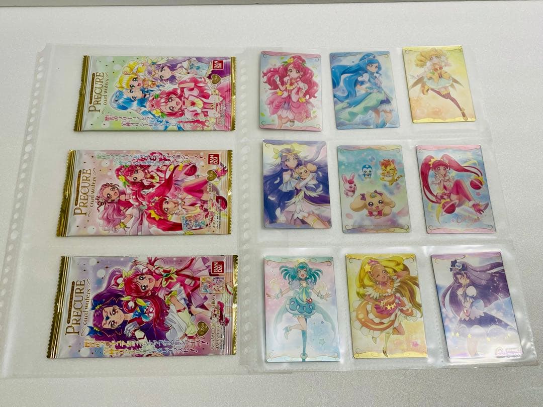 プリキュア　ウエハース　1弾〜11弾　コンプリート　空パッケージ付き