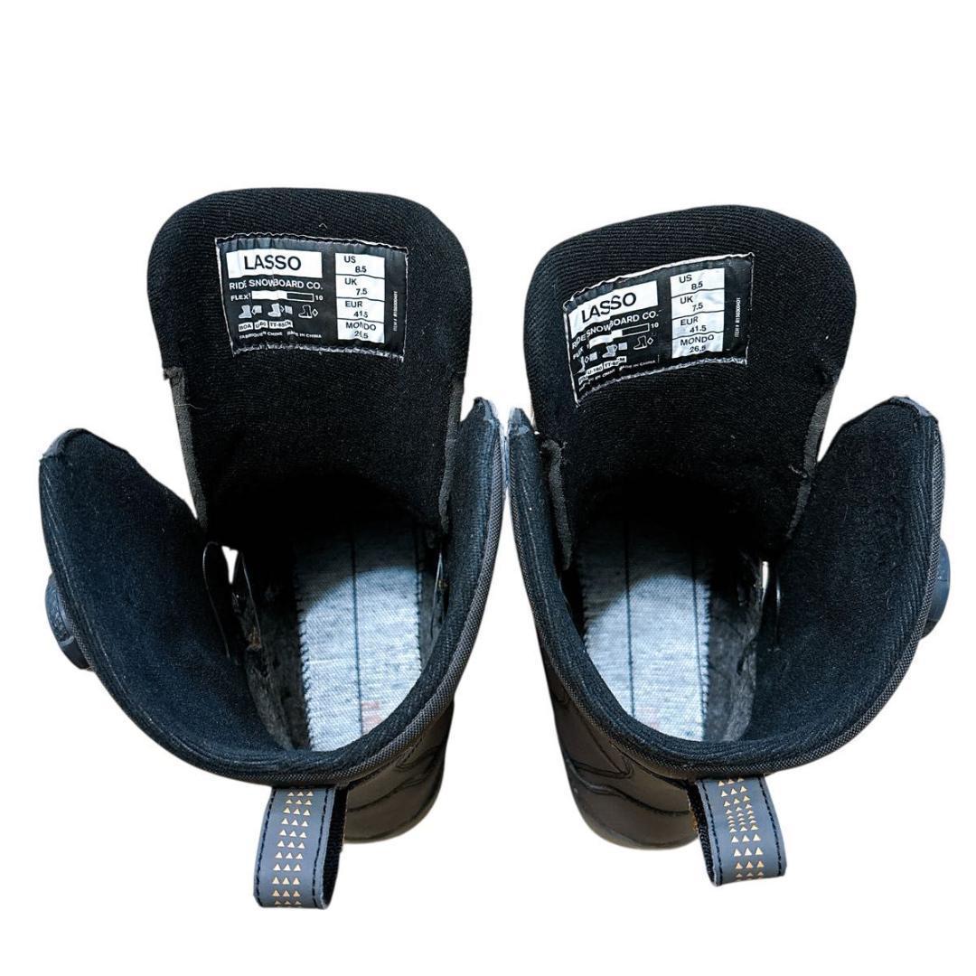 【良品】RIDE ライド LASSO 26.5cm ダブルBOA